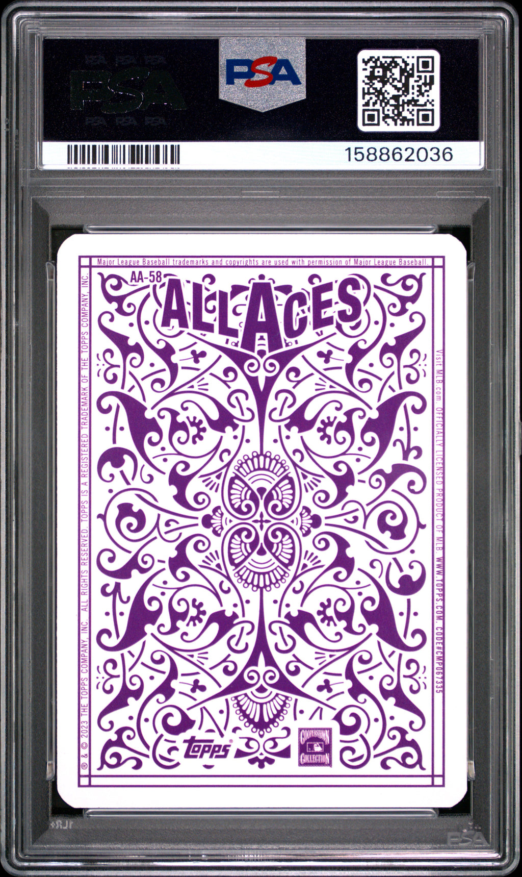 2023 Topps All Aces #AA58 Fergie Jenkins Update PSA 10