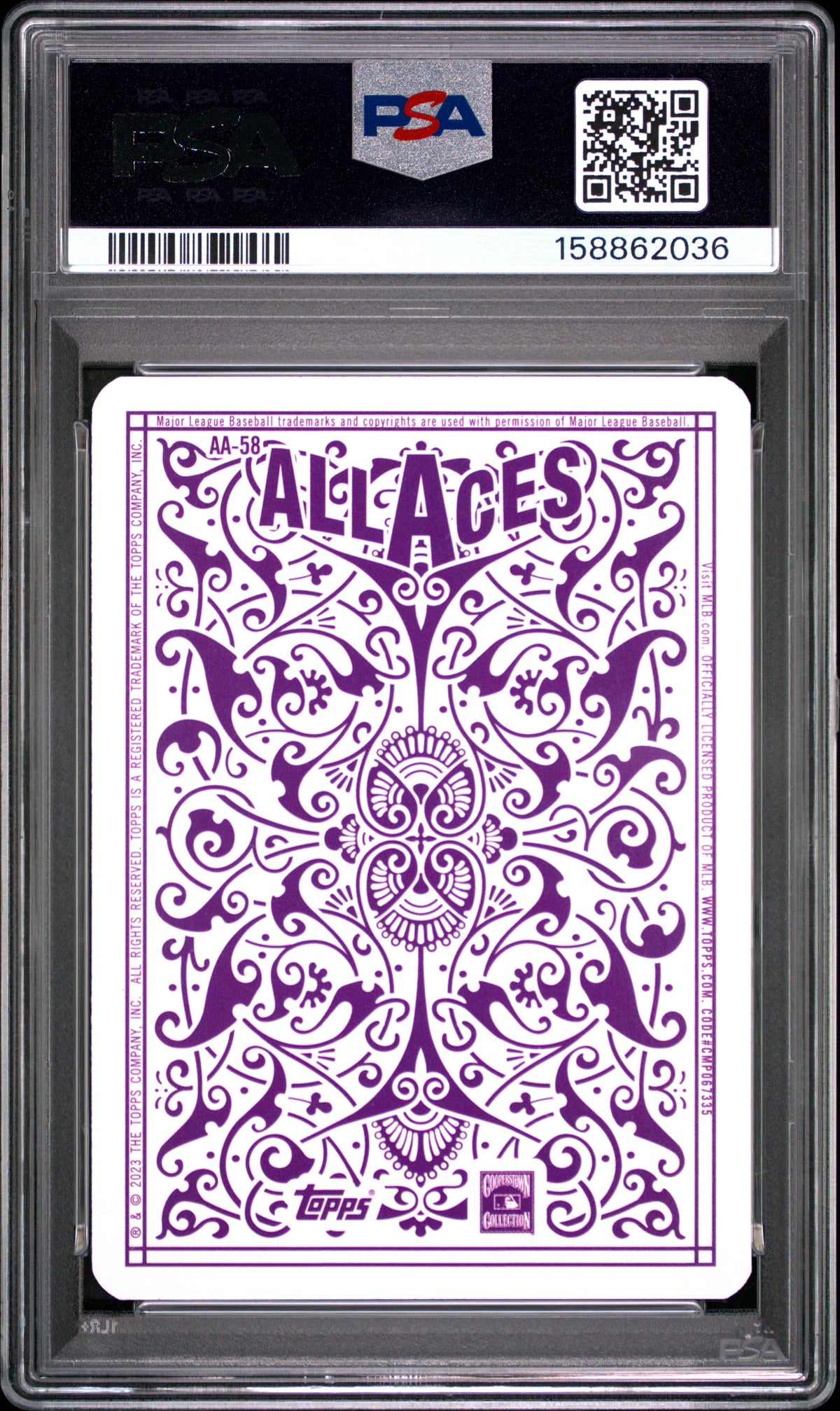 2023 Topps All Aces #AA58 Fergie Jenkins Update PSA 10