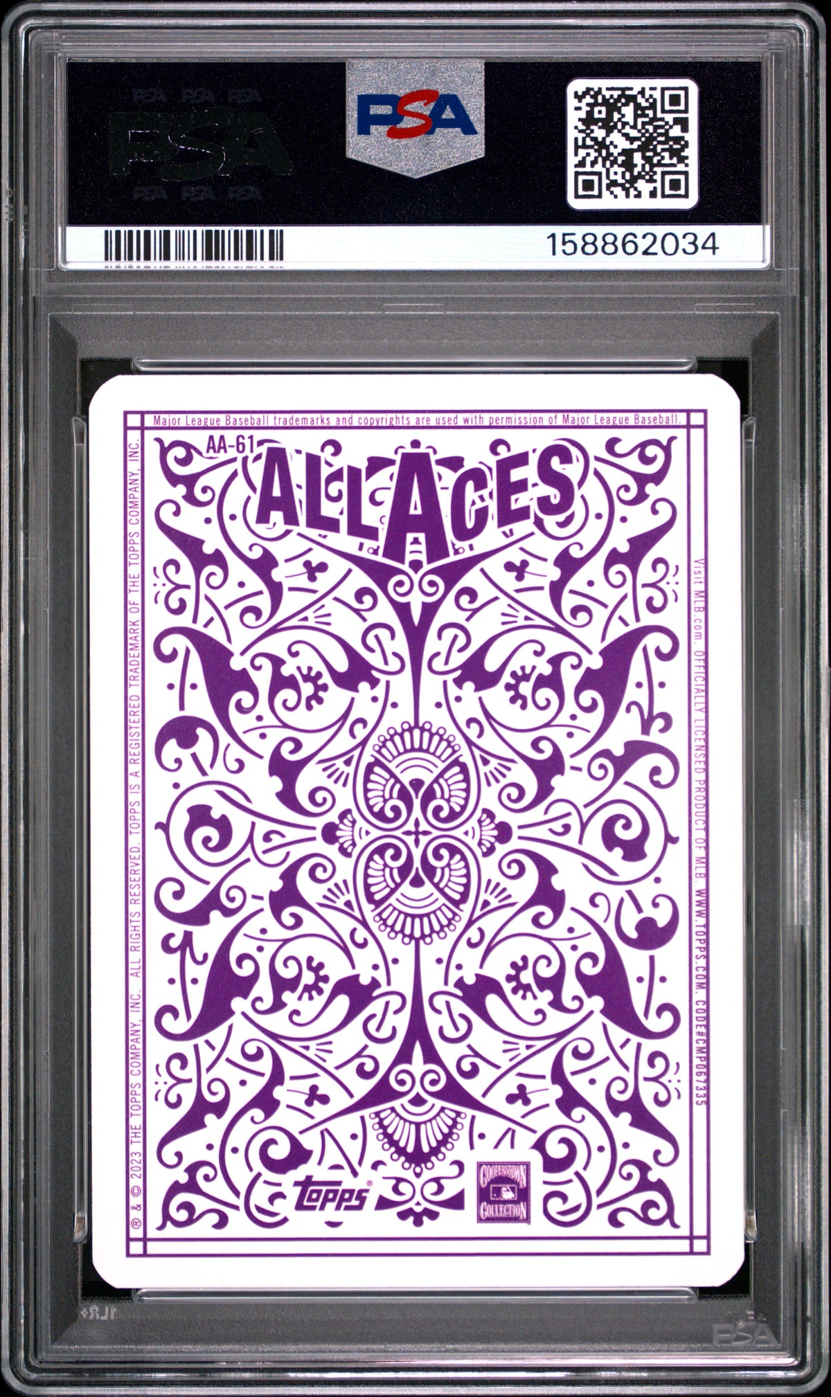 2023 Topps All Aces #AA61 Warren Spahn Update PSA 10
