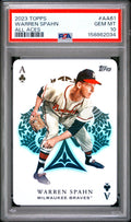 2023 Topps All Aces #AA61 Warren Spahn Update PSA 10