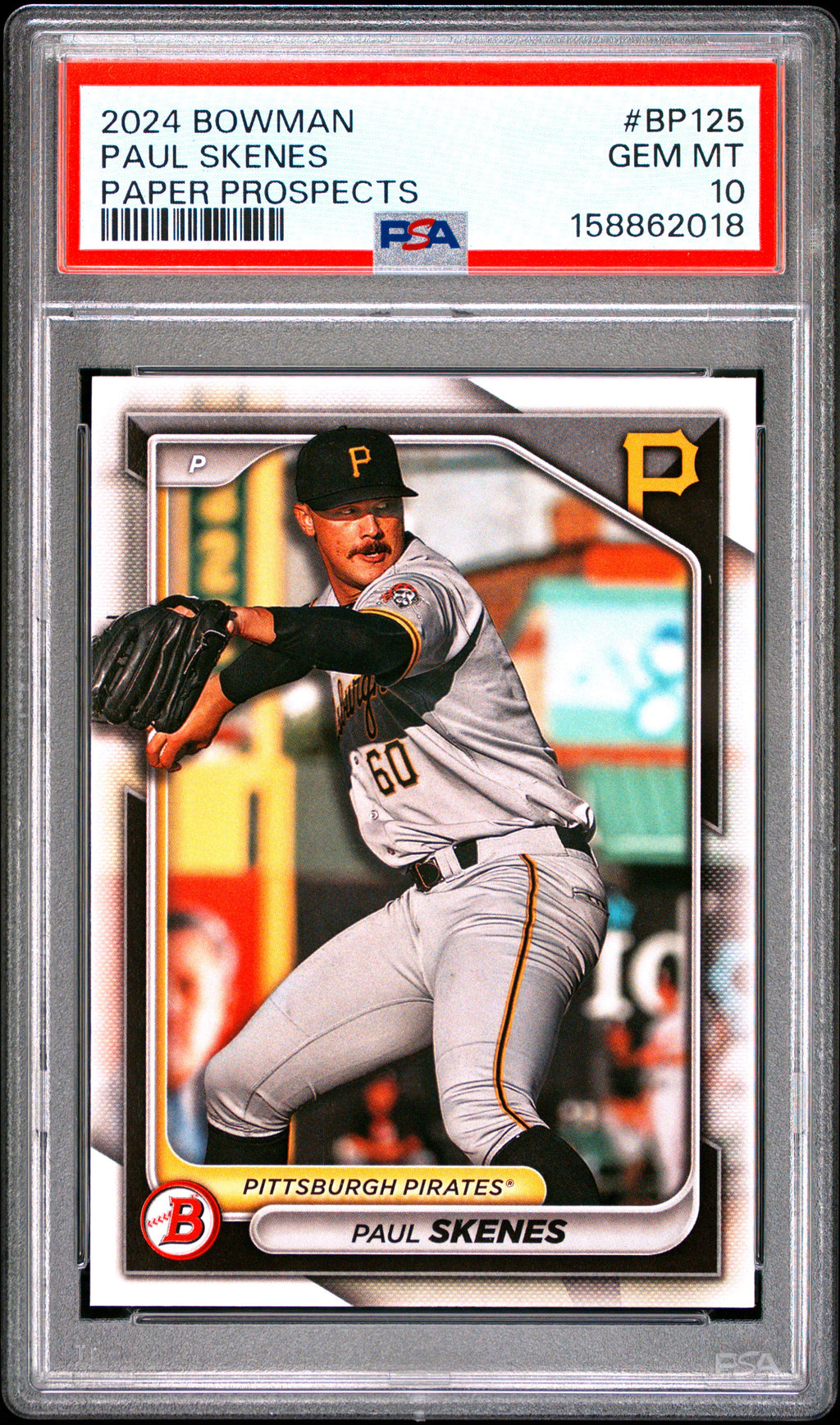 2024 Bowman Paper Prospects #BP125 Paul Skenes PSA 10