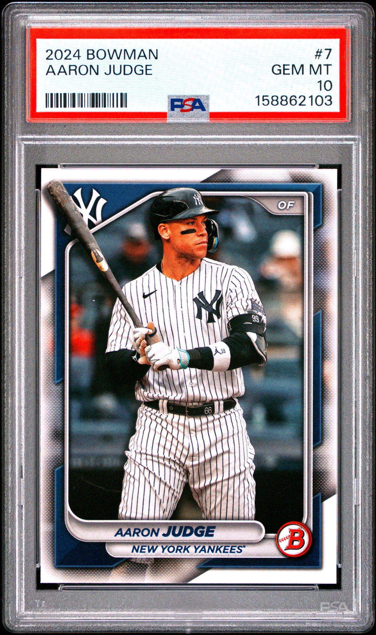 2024 Bowman #7 Aaron Judge PSA 10
