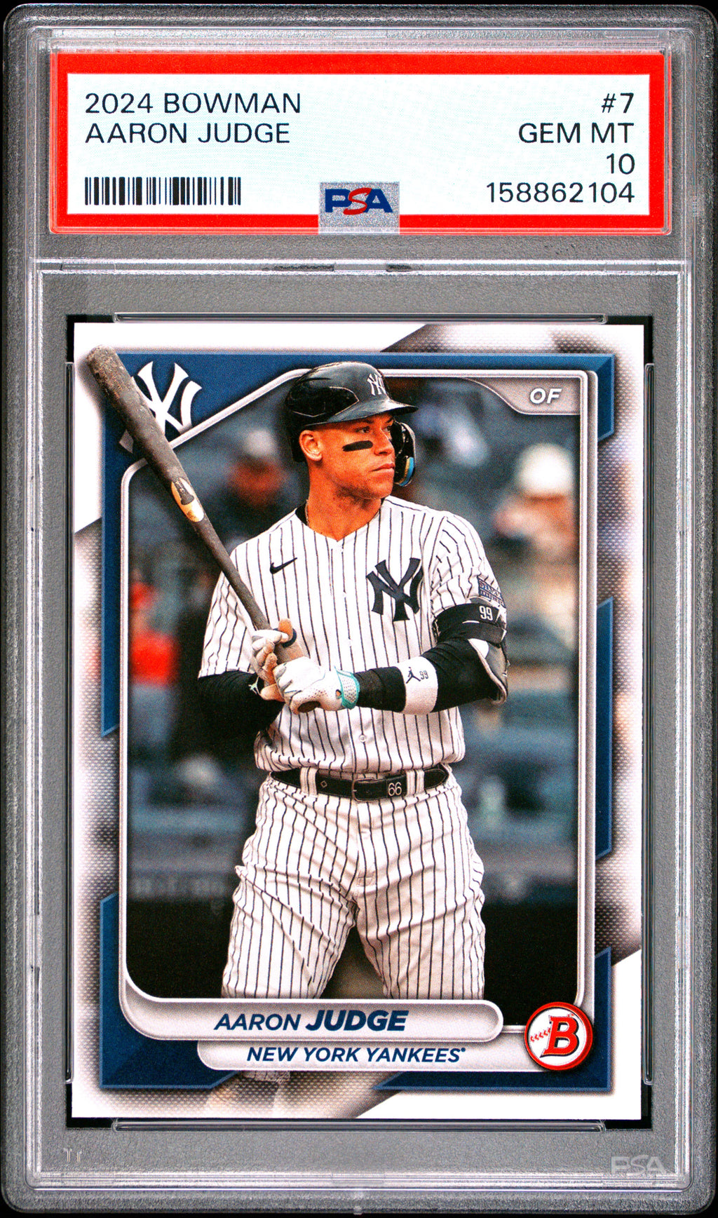2024 Bowman #7 Aaron Judge PSA 10