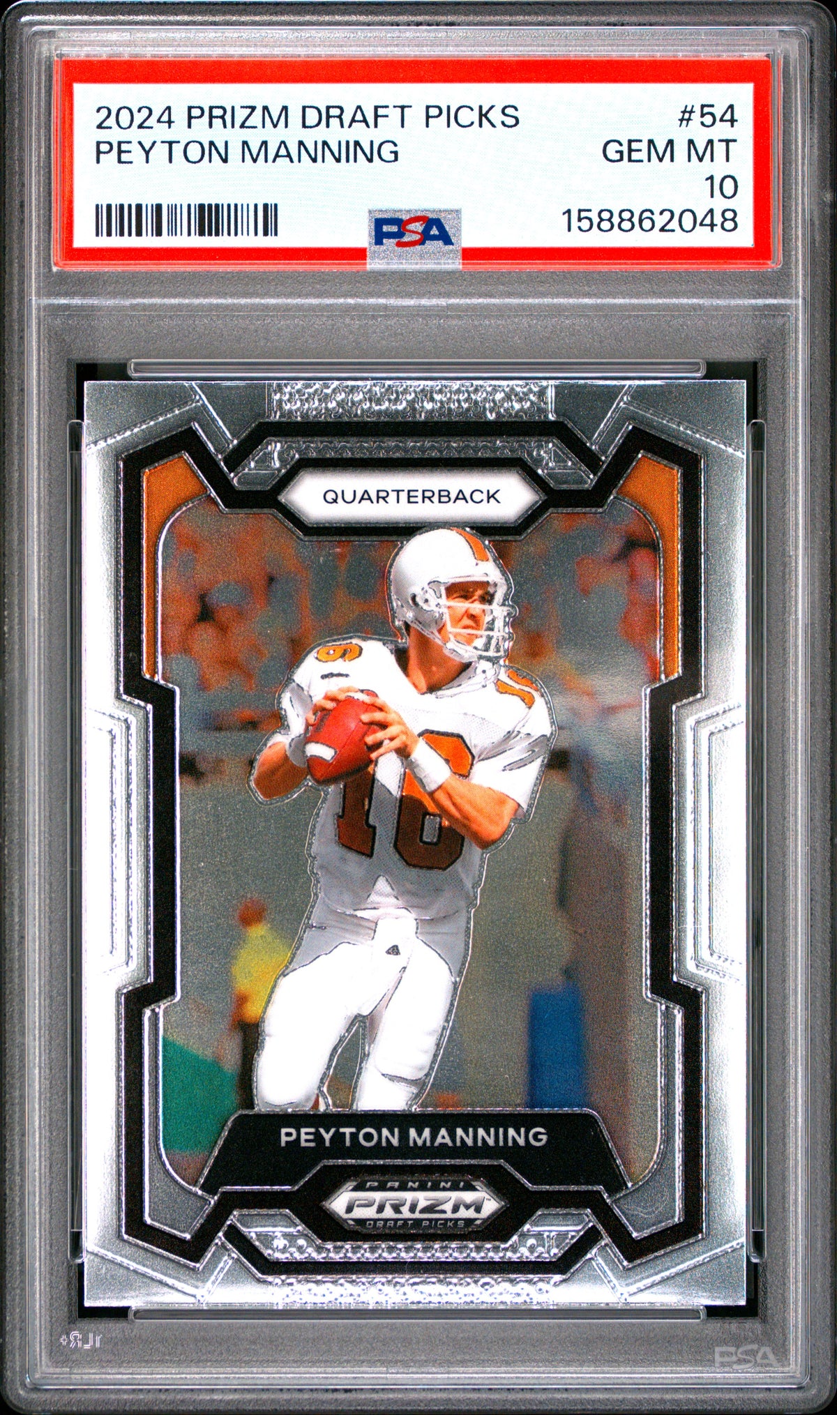 2024 Panini Prizm Draft Picks #54 Peyton Manning PSA 10
