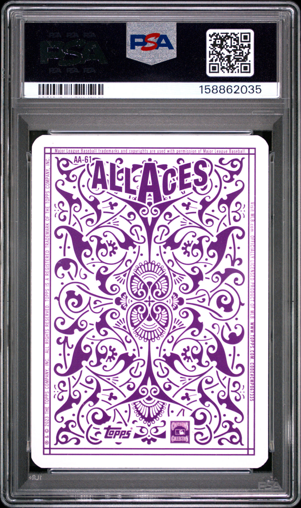 2023 Topps All Aces #AA61 Warren Spahn Update PSA 9