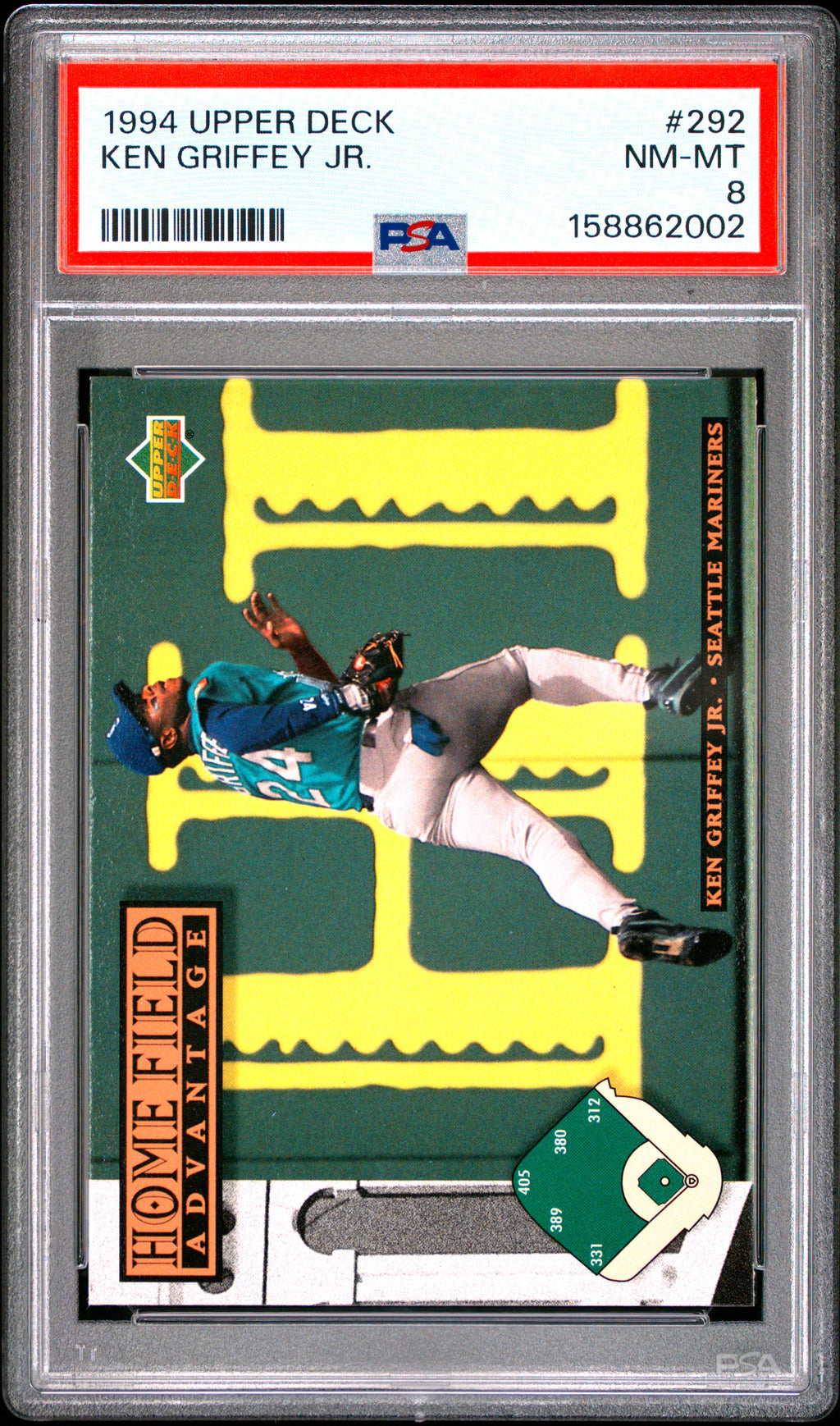 1994 Upper Deck #292 Ken Griffey Jr. PSA 8