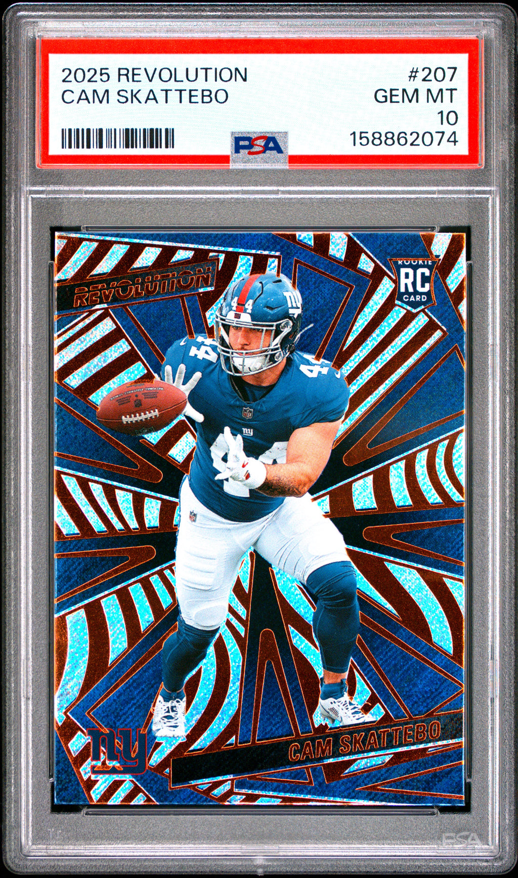 2025 Panini Revolution #207 Cam Skattebo RC PSA 10