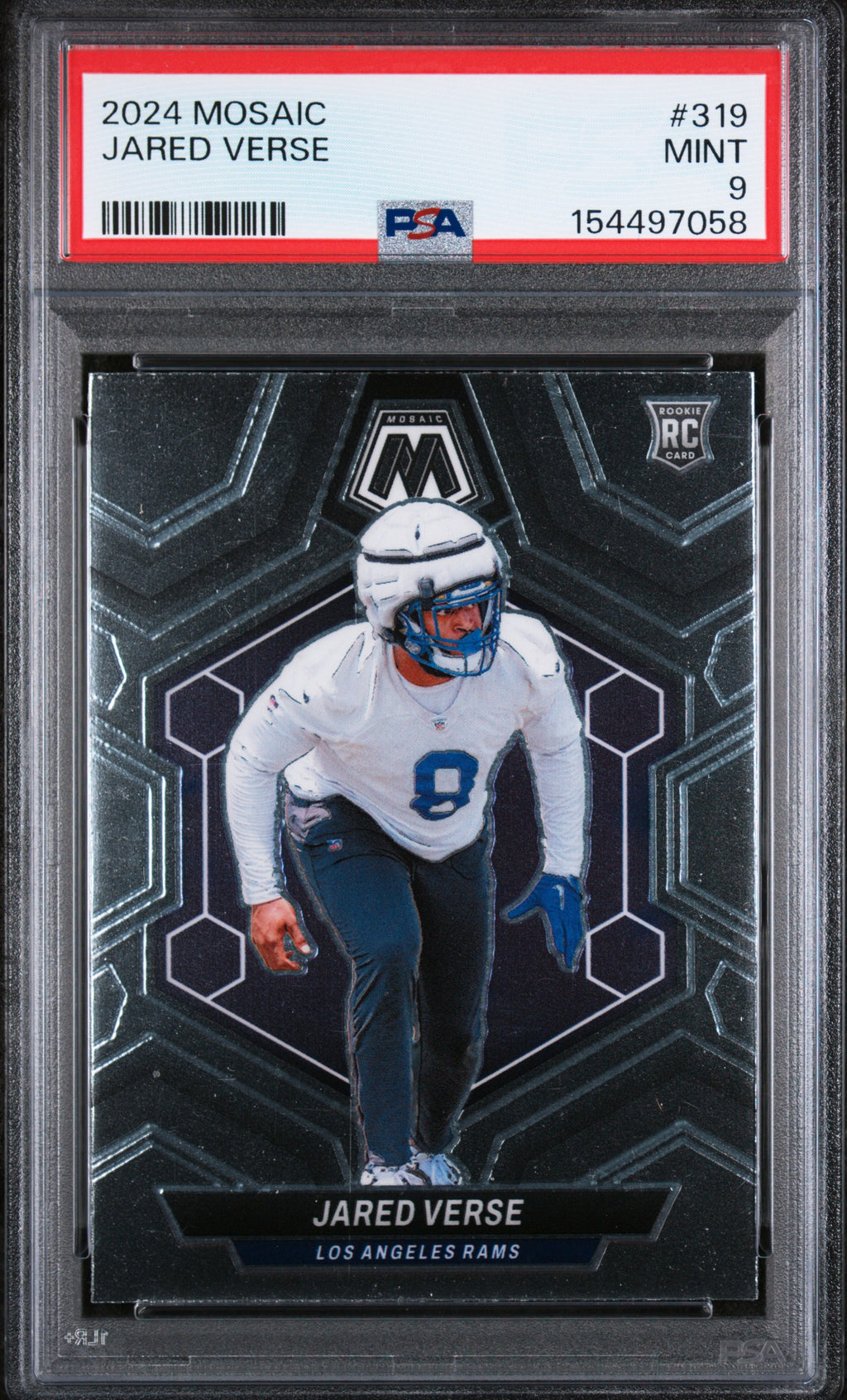 2024 Panini Mosaic #319 Jared Verse RC PSA 9