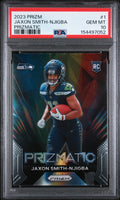 2023 Panini Prizm Prizmatic #1 Jaxon Smith-Njigba RC PSA 10