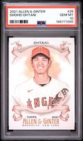 2021 Topps Allen & Ginter #25 Shohei Ohtani PSA 10