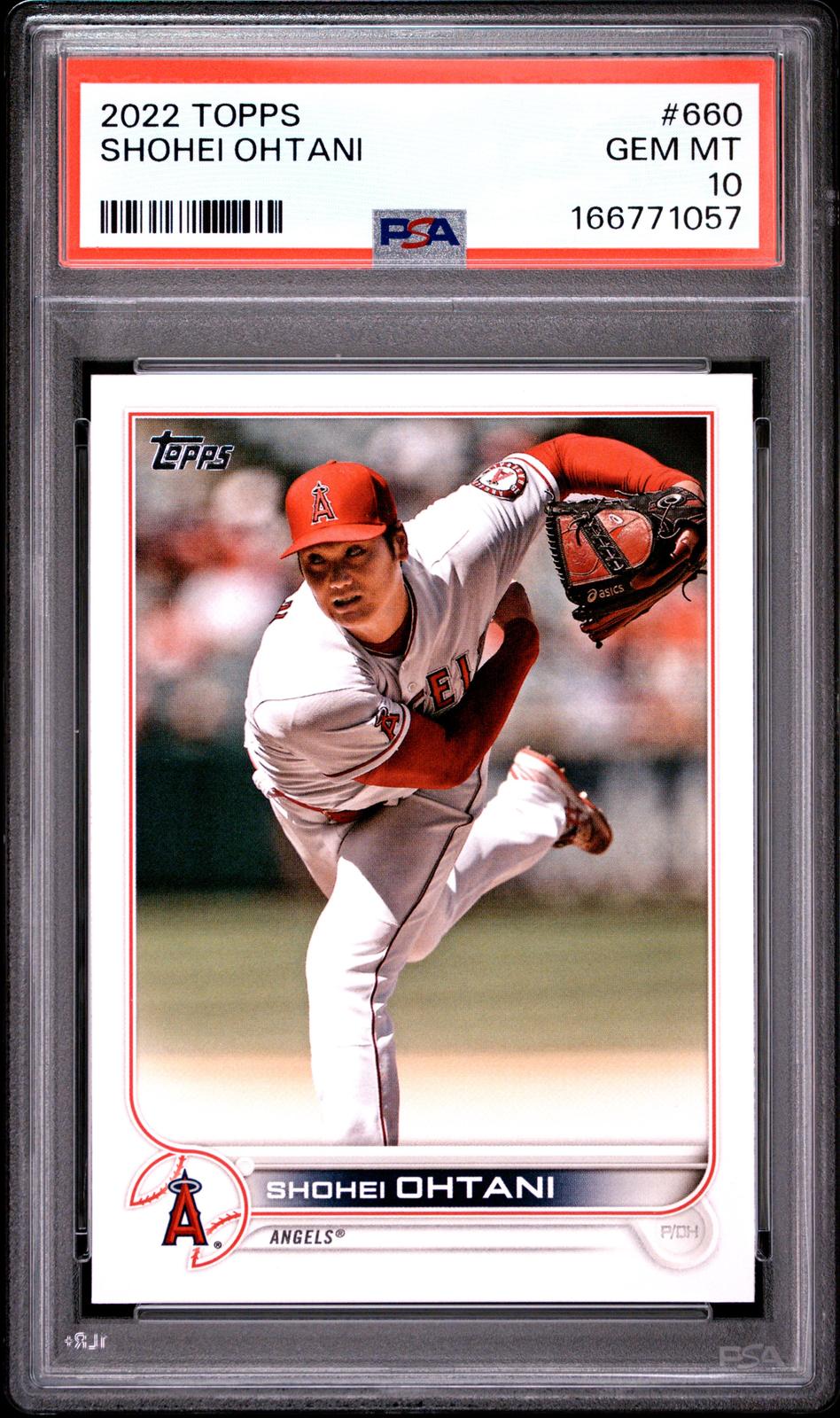 2022 Topps #660 Shohei Ohtani PSA 10