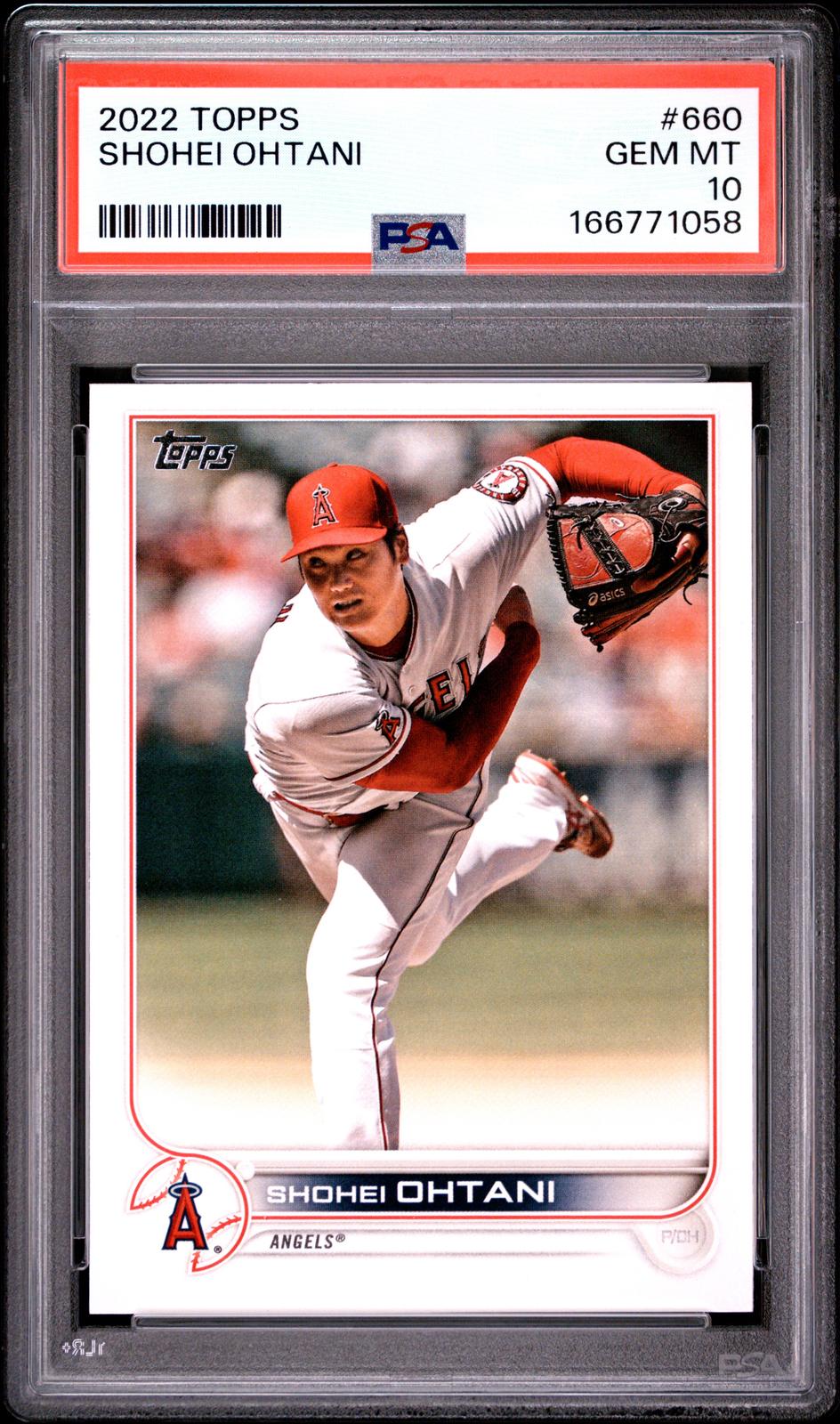 2022 Topps #660 Shohei Ohtani PSA 10