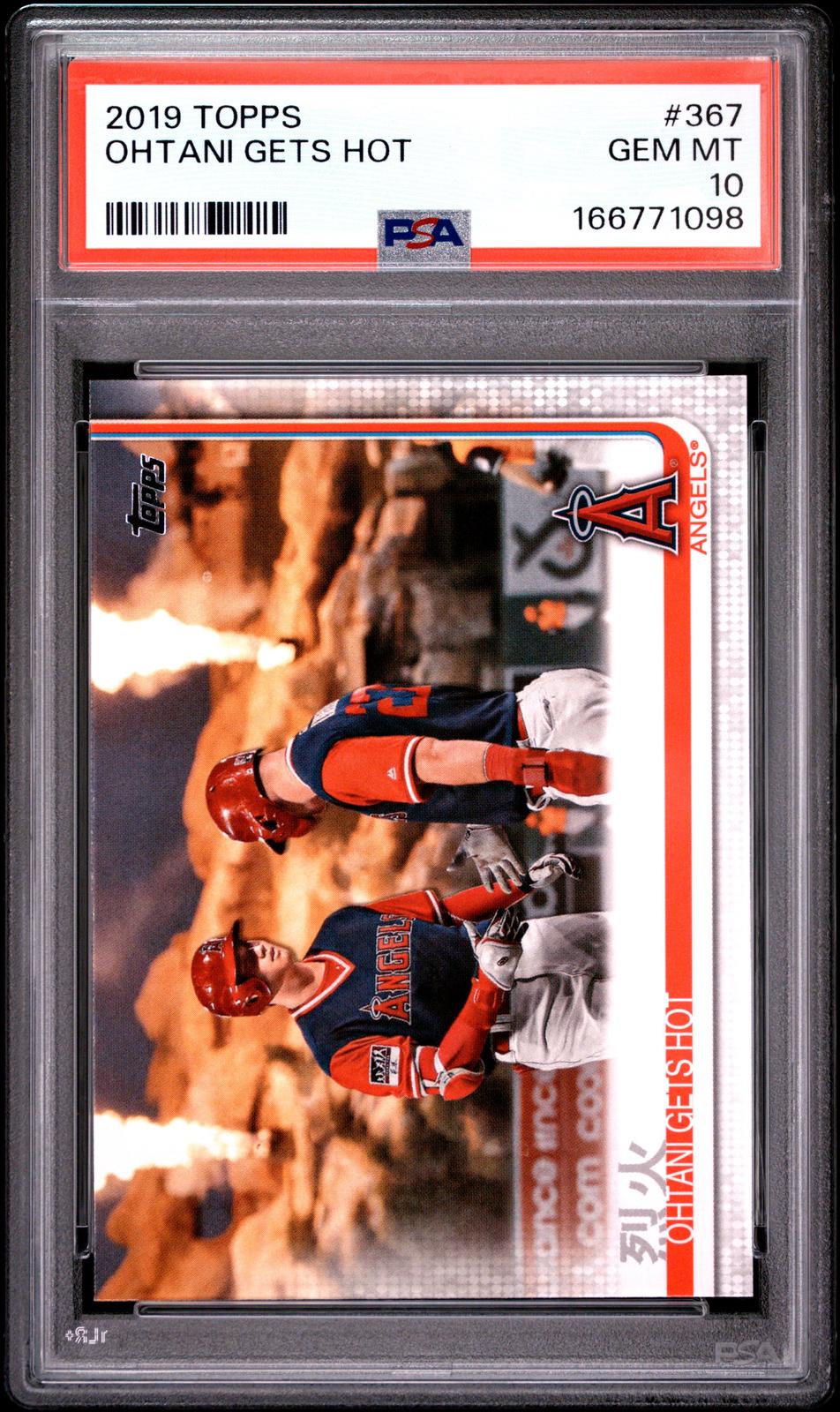 2019 Topps #367 Ohtani Gets Hot PSA 10