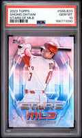 2023 Topps Stars Of Mlb #SMLB33 Shohei Ohtani Series 2 PSA 10