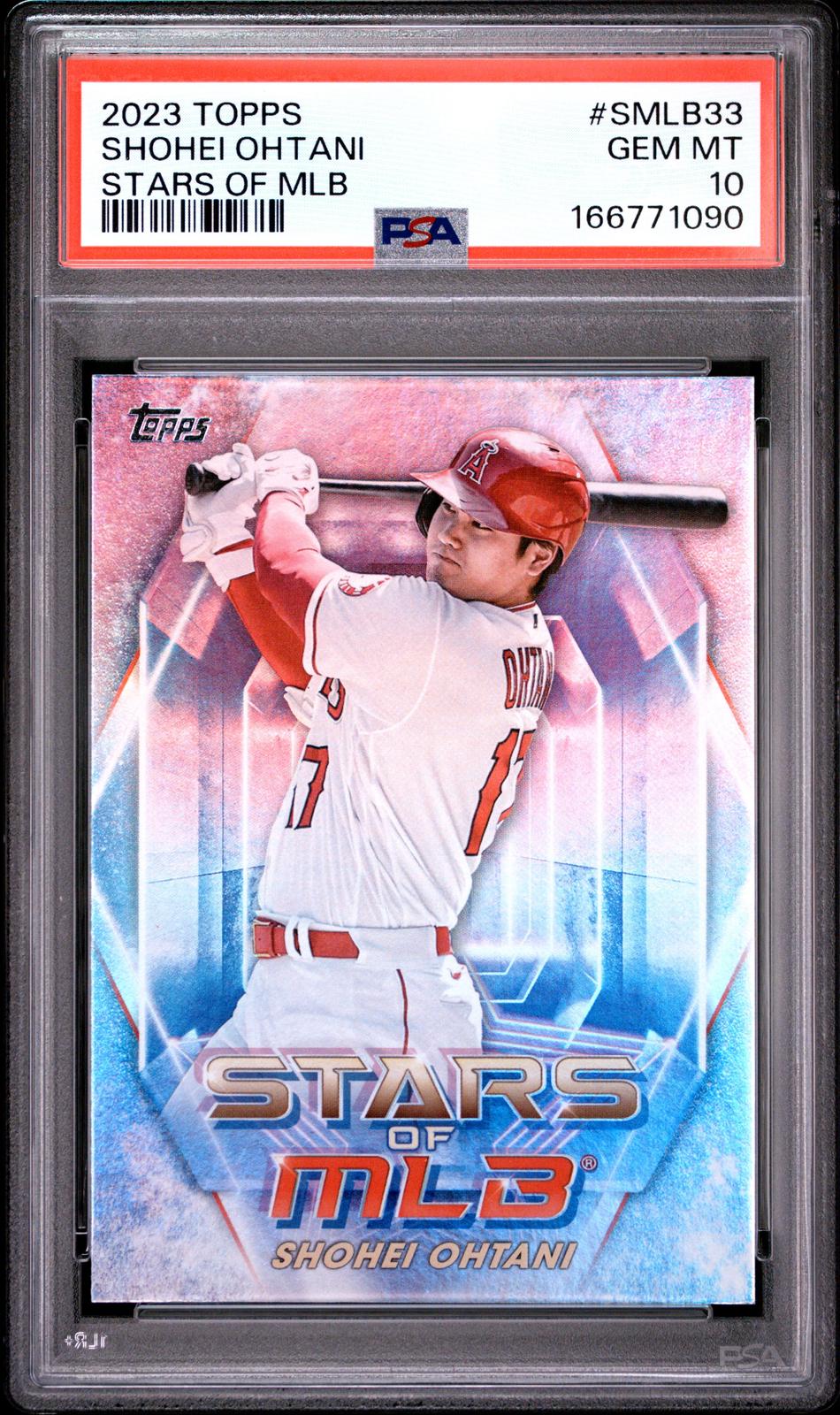 2023 Topps Stars Of Mlb #SMLB33 Shohei Ohtani Series 2 PSA 10