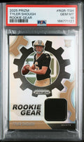 2025 Panini Prizm Rookie Gear #RGR-TSH Tyler Shough PSA 10