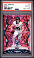 2025 Panini Phoenix #83 Bo Nix Pink Winter PSA 10
