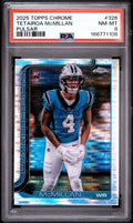 2025 Topps Chrome #326 Tetairoa Mcmillan Pulsar PSA 8