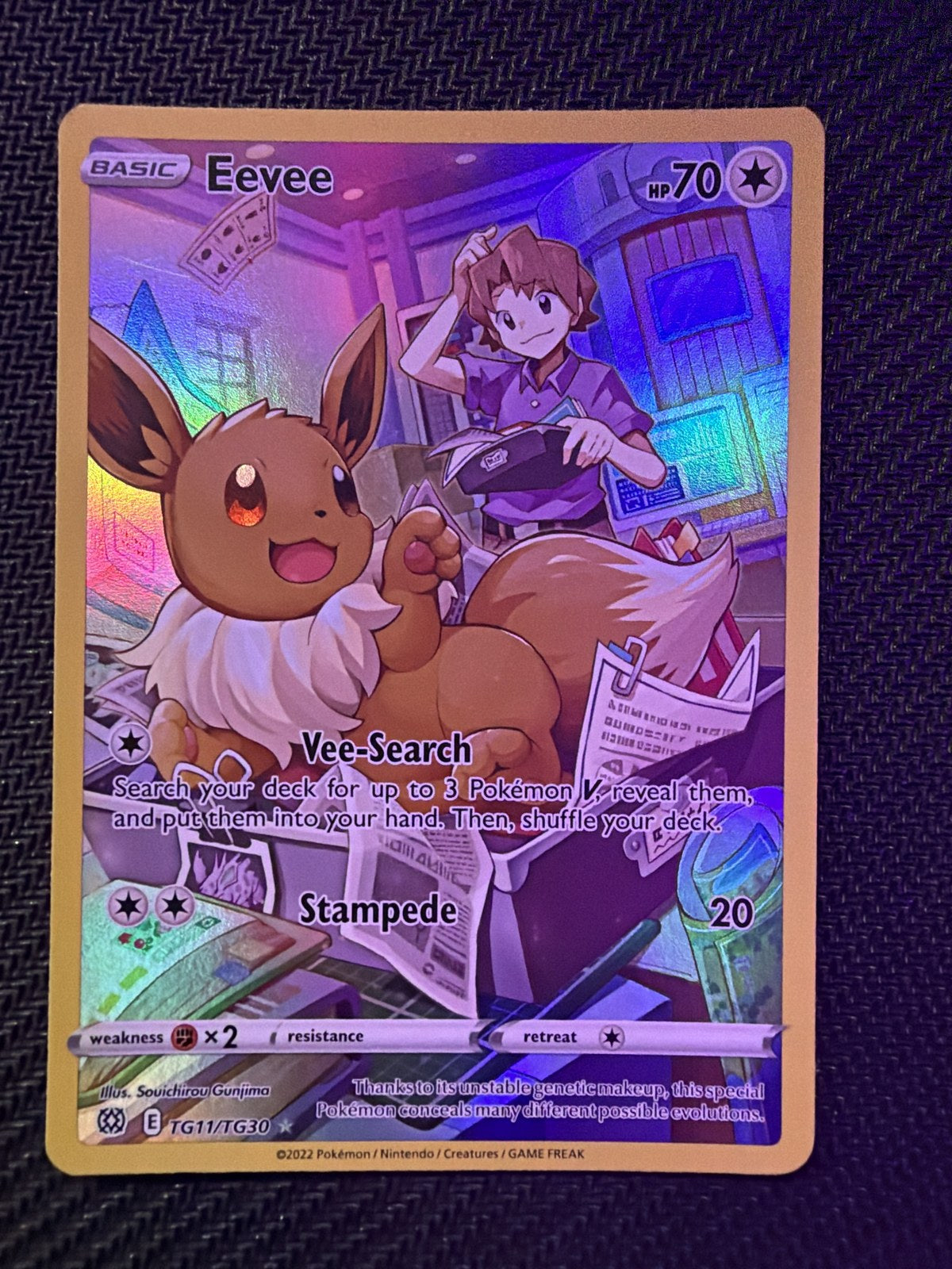 2022 Pokemon Brilliant Stars Trainer Gallery Eevee TG11/TG30
