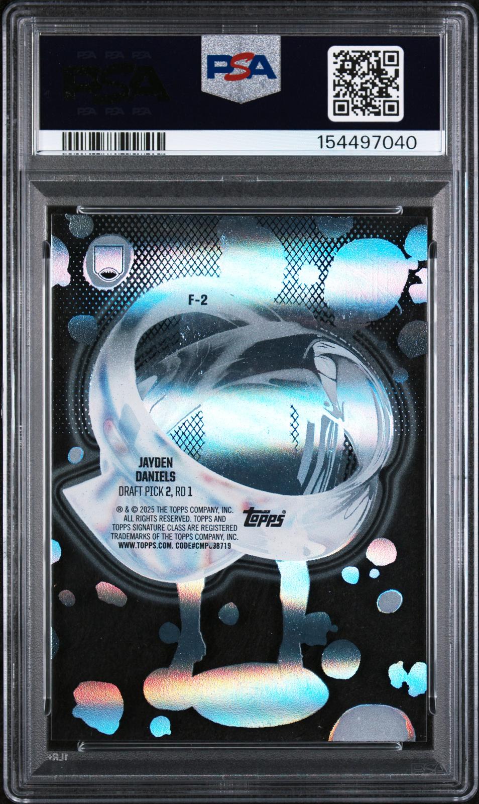 2024 Topps Signature Class Fluidity #F2 Jayden Daniels PSA 10