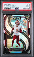 2024 Panini Select #112 Jayden Daniels Die-Cut Silver Prizm PSA 9