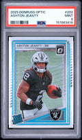 2025 Panini Donruss Optic #202 Ashton Jeanty PSA 9