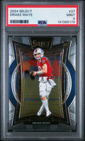 2024 Panini Select #27 Drake Maye PSA 9