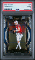 2024 Panini Select #27 Drake Maye PSA 9