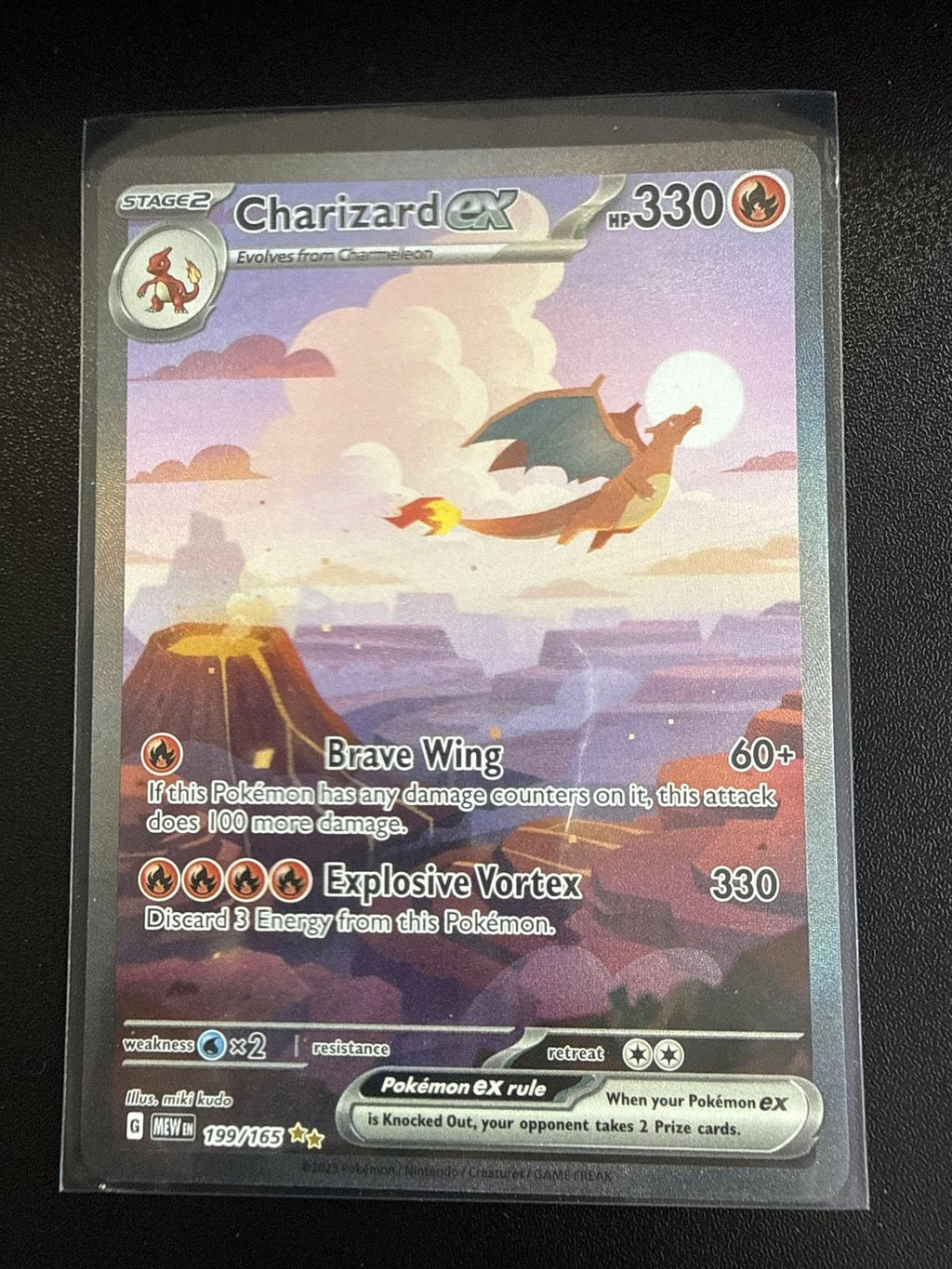 2023 Pokemon Scarlet & Violet 151 #199 Charizard ex Special Illustration Rare NM