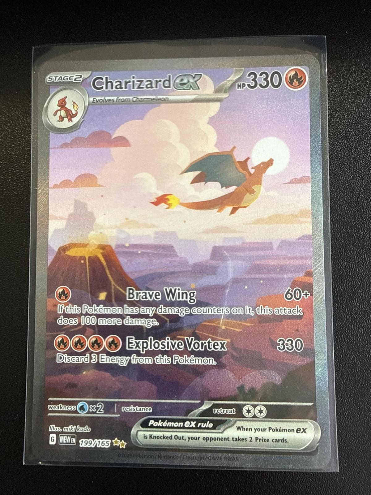 2023 Pokemon Scarlet & Violet 151 #199 Charizard ex Special Illustration Rare NM