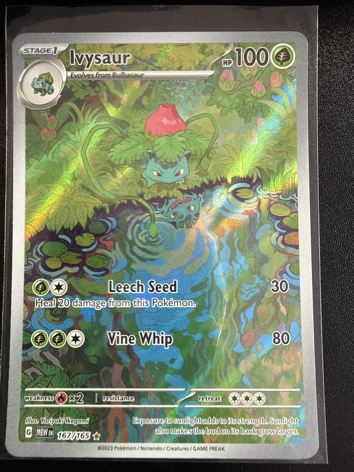 SV: Scarlet & Violet 151 #167/165 Ivysaur Illustration Rare