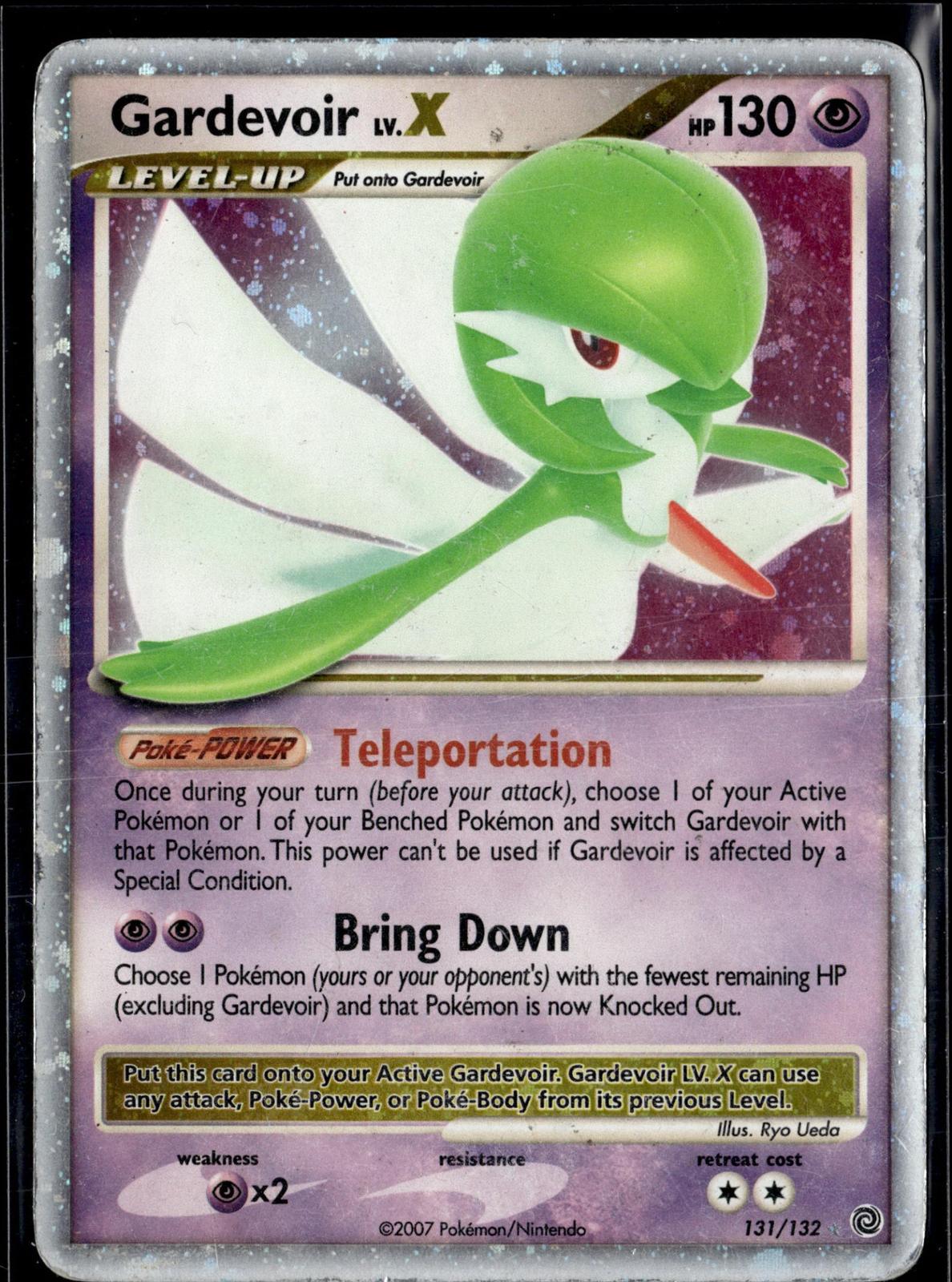 2007 Pokemon Secret Wonders #131/132 Gardevoir LV.X Holo LV.X