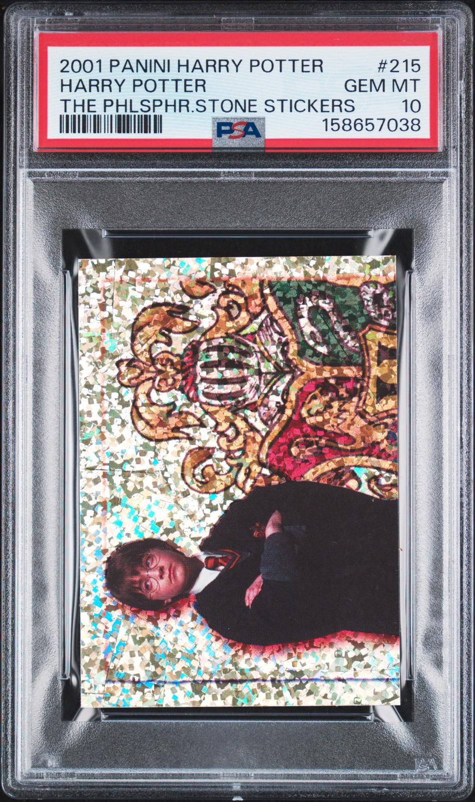 2001 Panini Harry Potter Philosopher's Stone Sticker #215 Harry Potter PSA 10