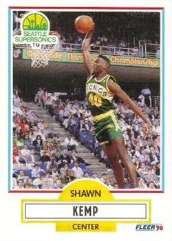 1990-91 Fleer #178 Shawn Kemp PSA 10