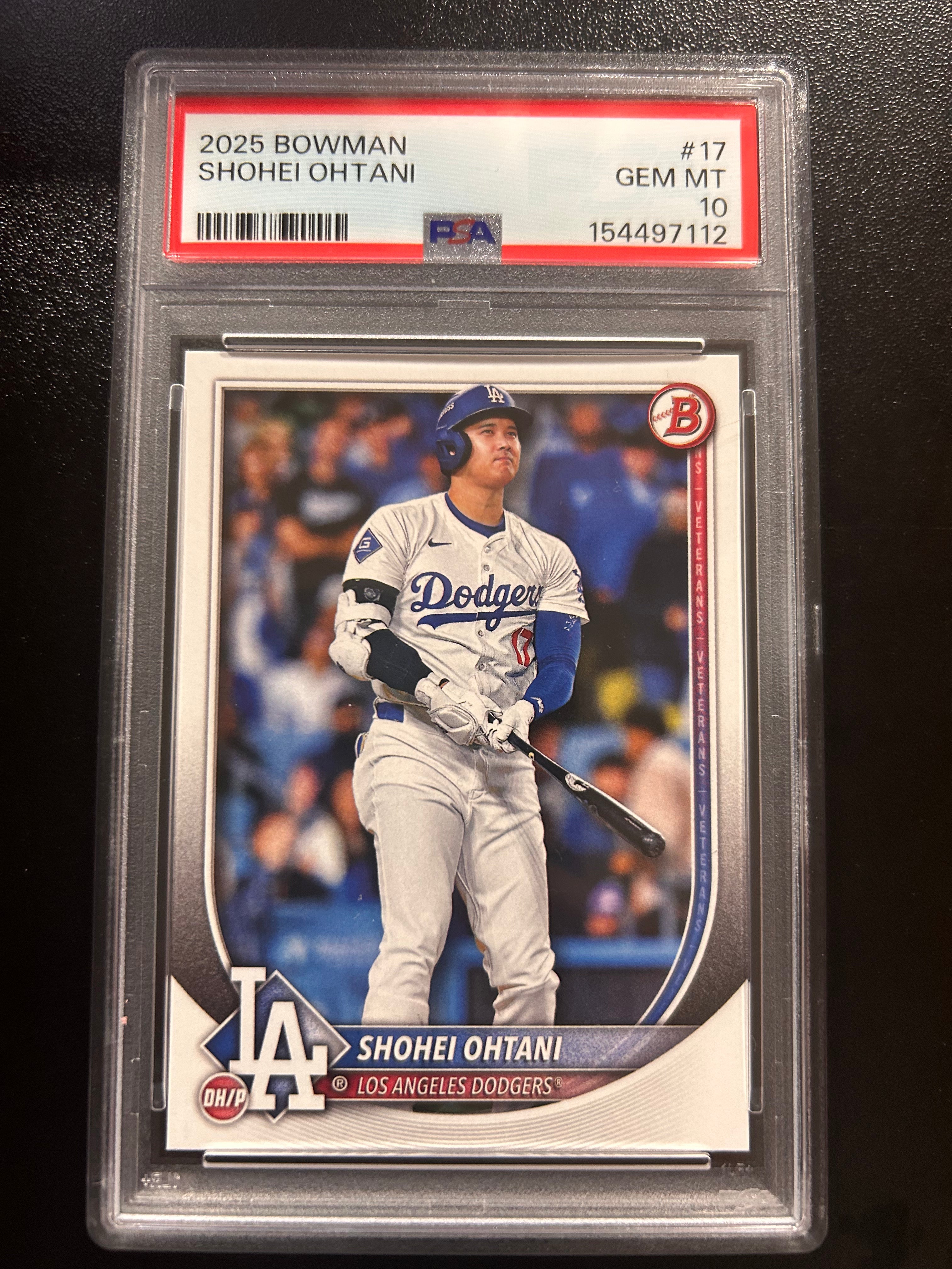 (#97112) 2025 Bowman Shohei Ohtani #17 PSA 10