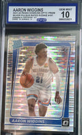 Aaron Wiggins 2021-22 Panini Donruss Optic Prizm Silver Pulsar Rated Rookie #191