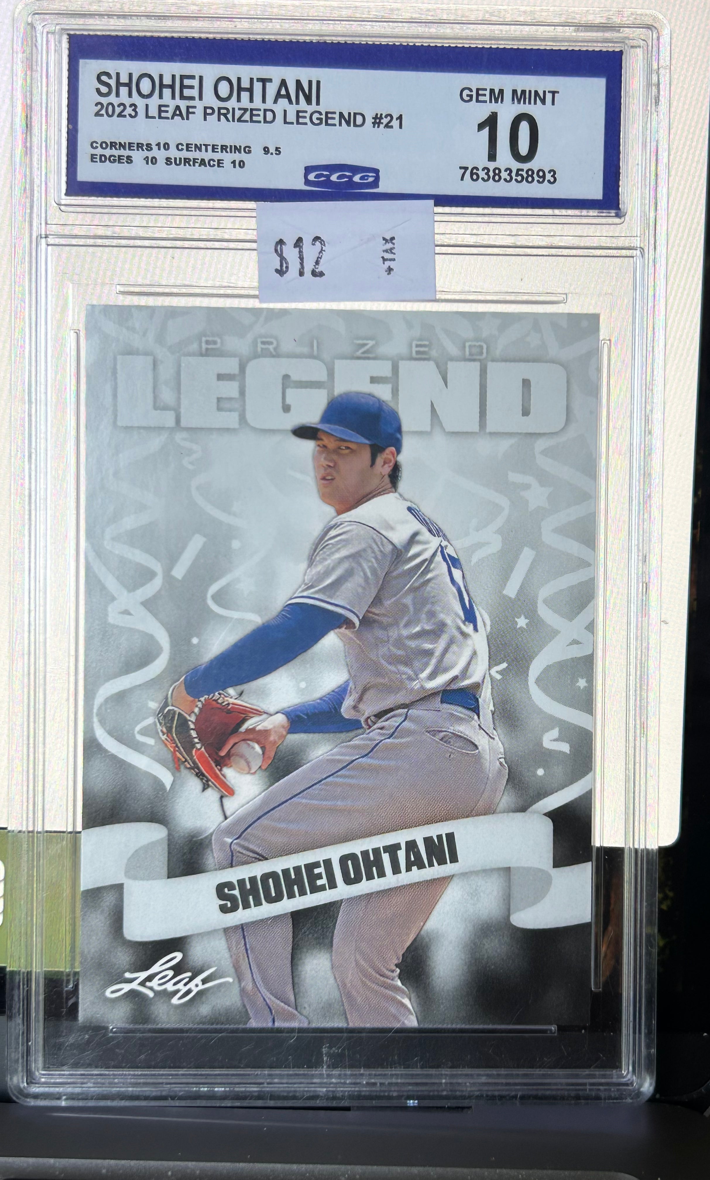 Ohtani CCG #763835893 2023 Leaf Prized Legend #21