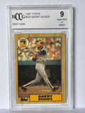 Barry Bonds 1987 Topps #320 BCCG #0000112225