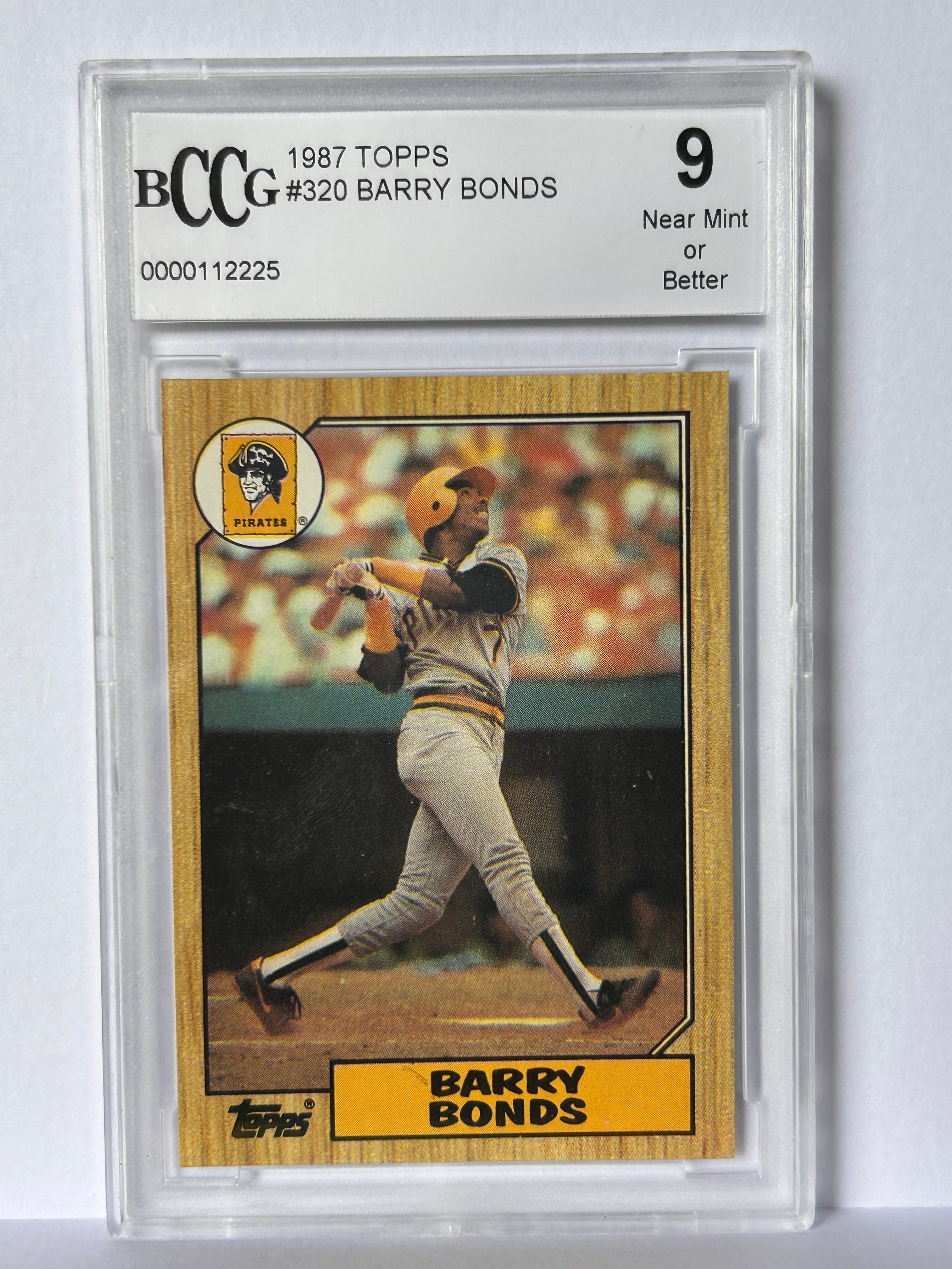 Barry Bonds 1987 Topps #320 BCCG #0000112225