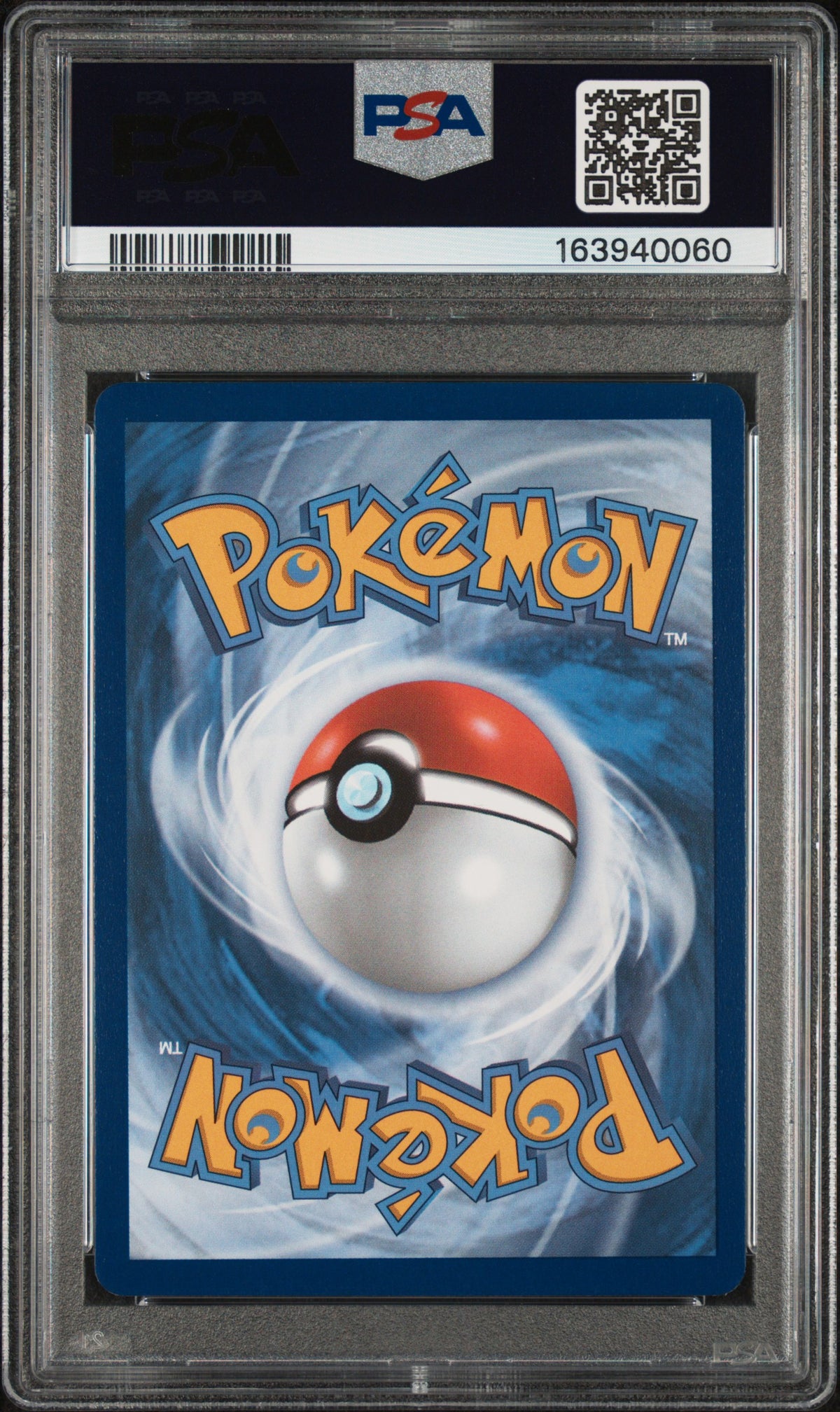 PSA cert 163940060 back — Mega Zygarde ex #124 PSA 9