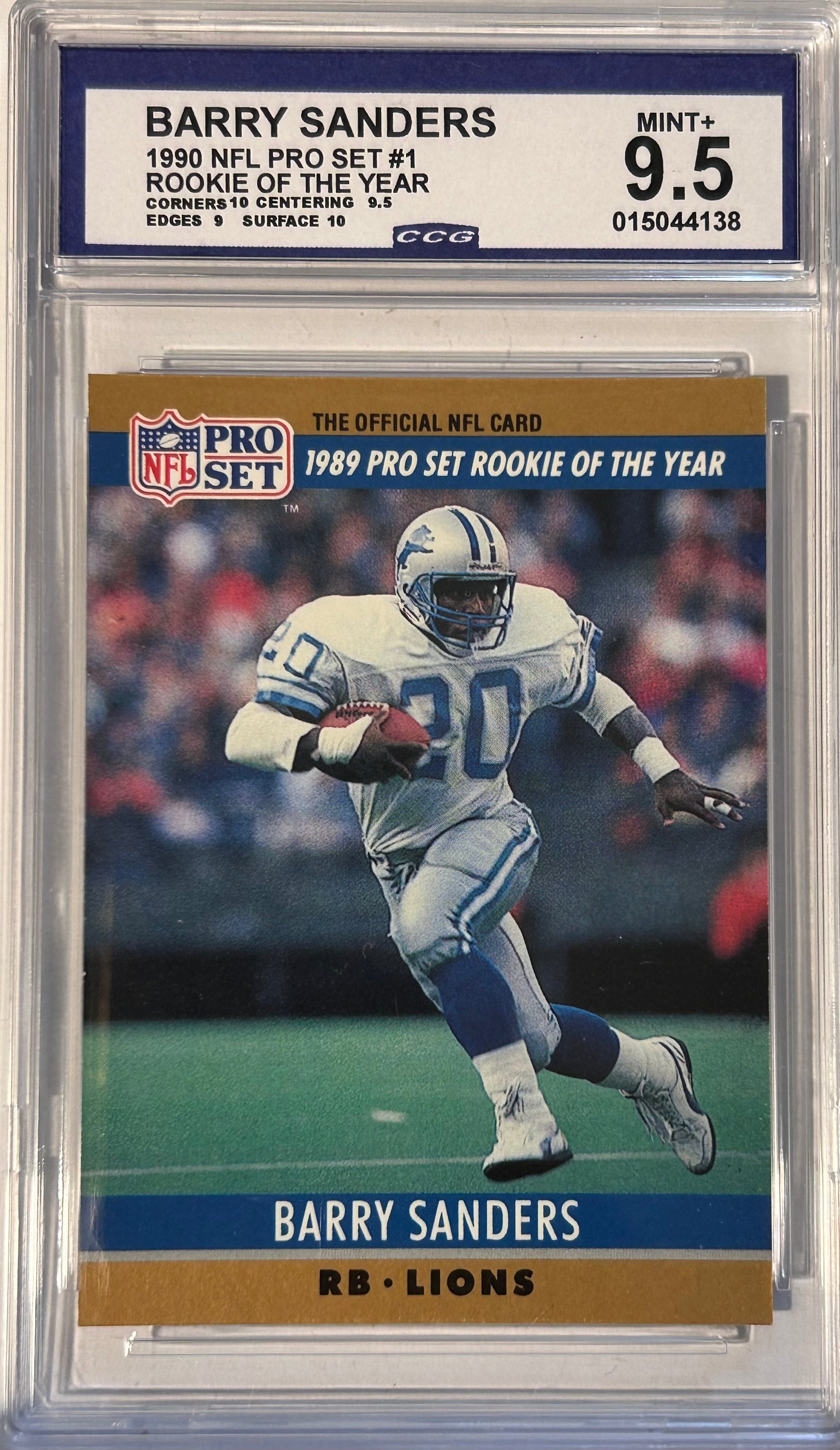 1990 Barry Sanders Rookie of the Year