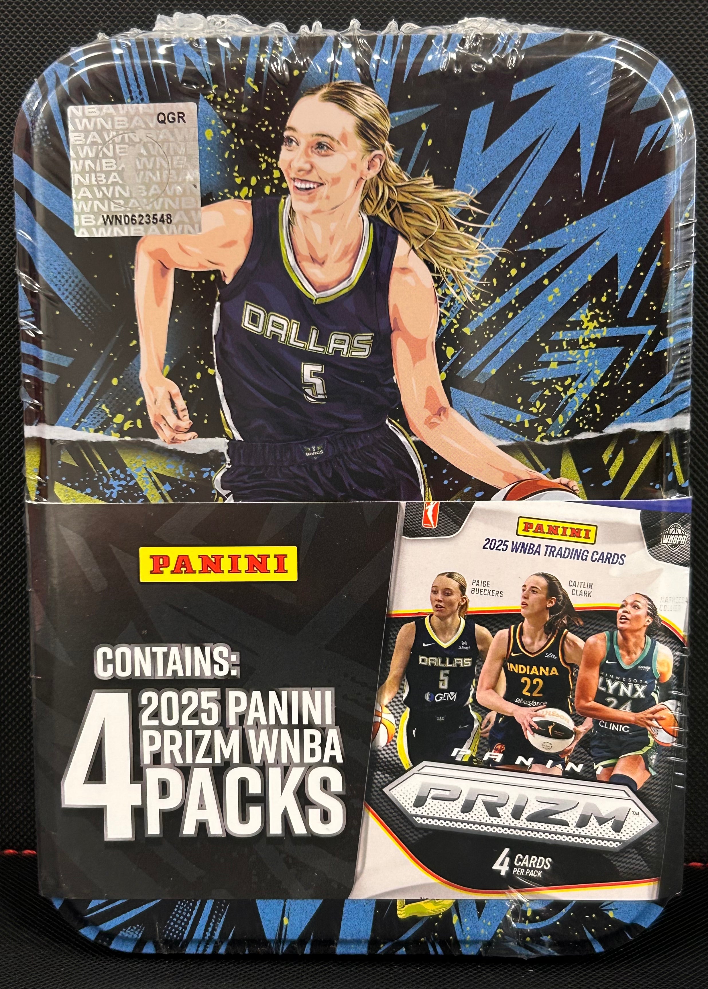 2025 Panini WNBA 4 pack tin
