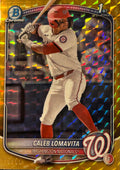 Caleb Lomavita 2025 Topps Bowman Chrome 1st Edition Holo 05/50
