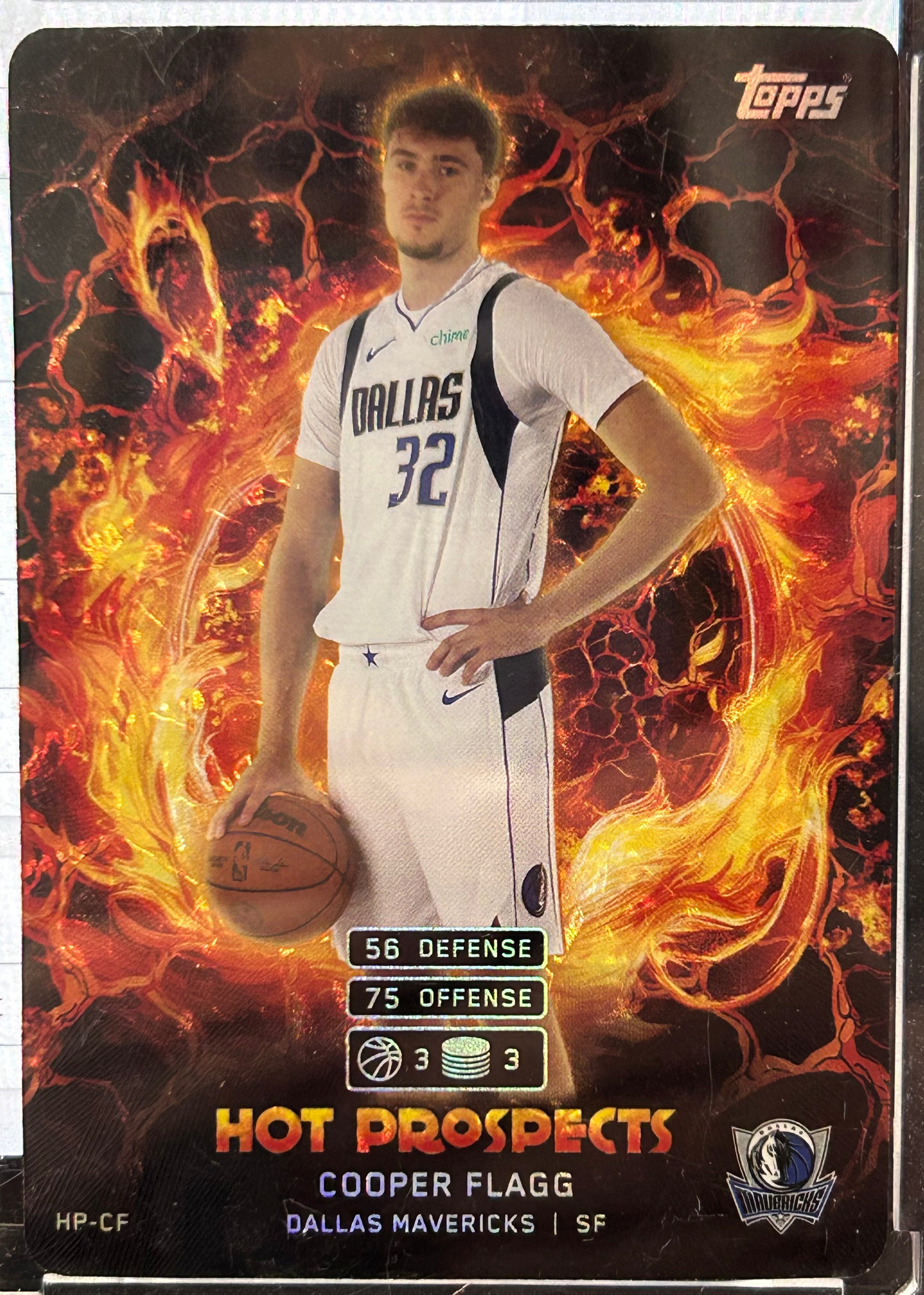 2025 Cooper Flagg Topps Hot Prospects Rookie