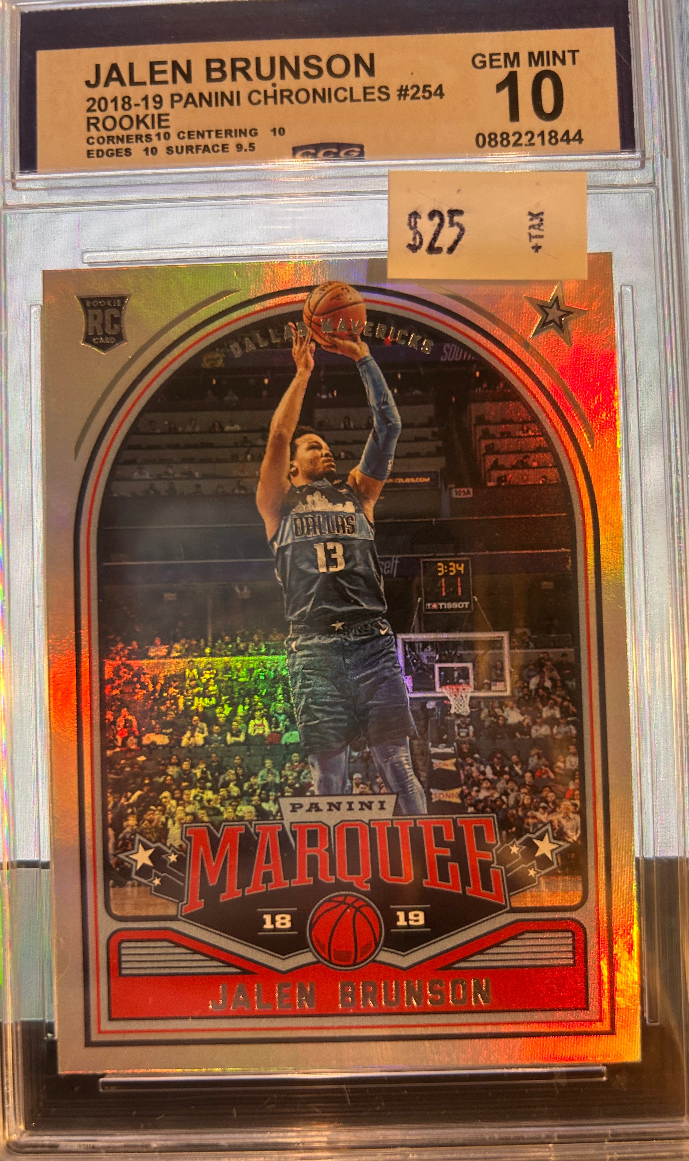 Jalen Brunson 2018-19 Panini Chronicles #254 Rookie
