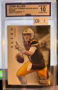 Josh Allen 2018 Leaf Premier Rookie #PR10 Rookie