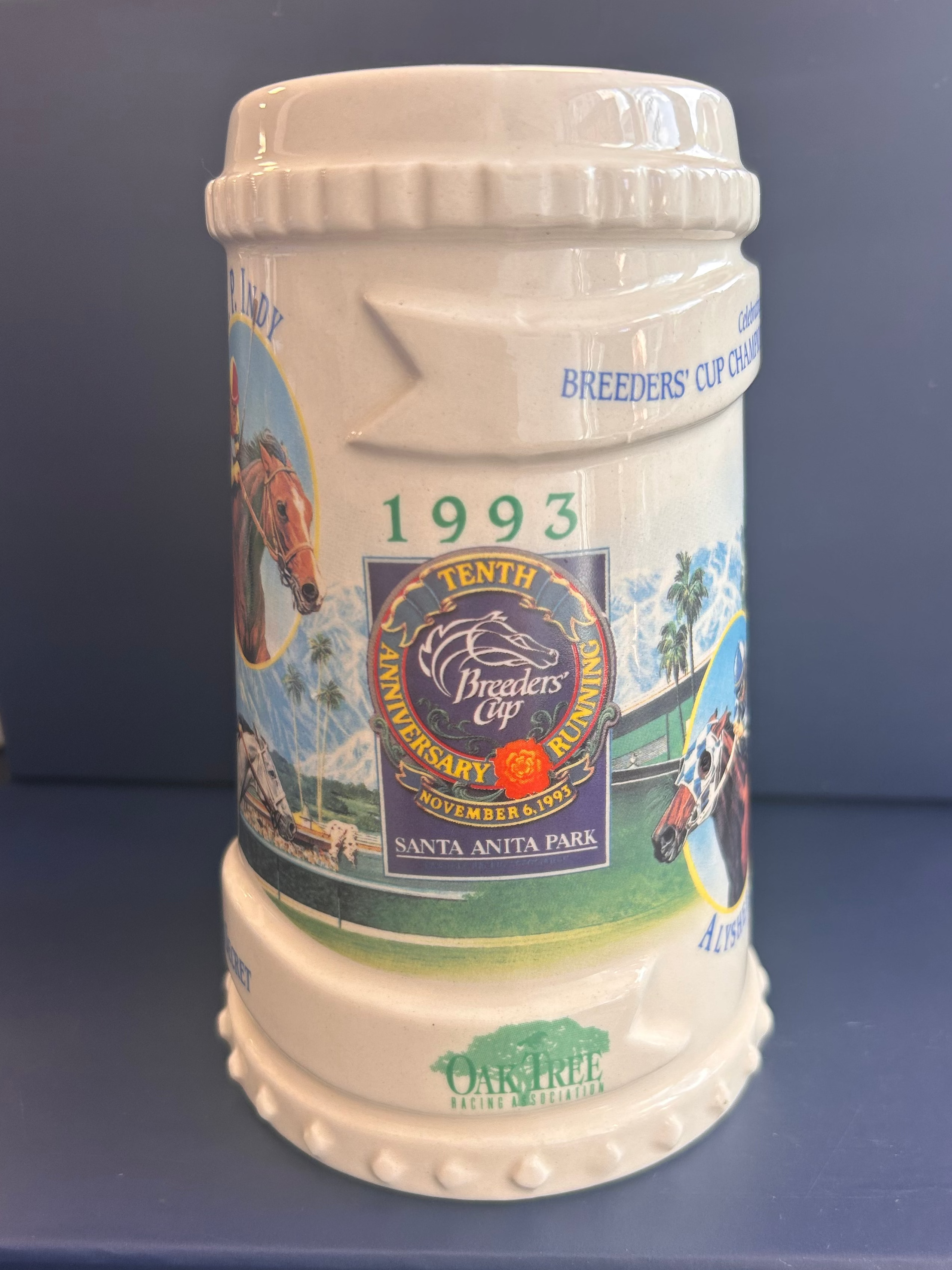 1993 Oak Tree Breeders Cup Beer Stein