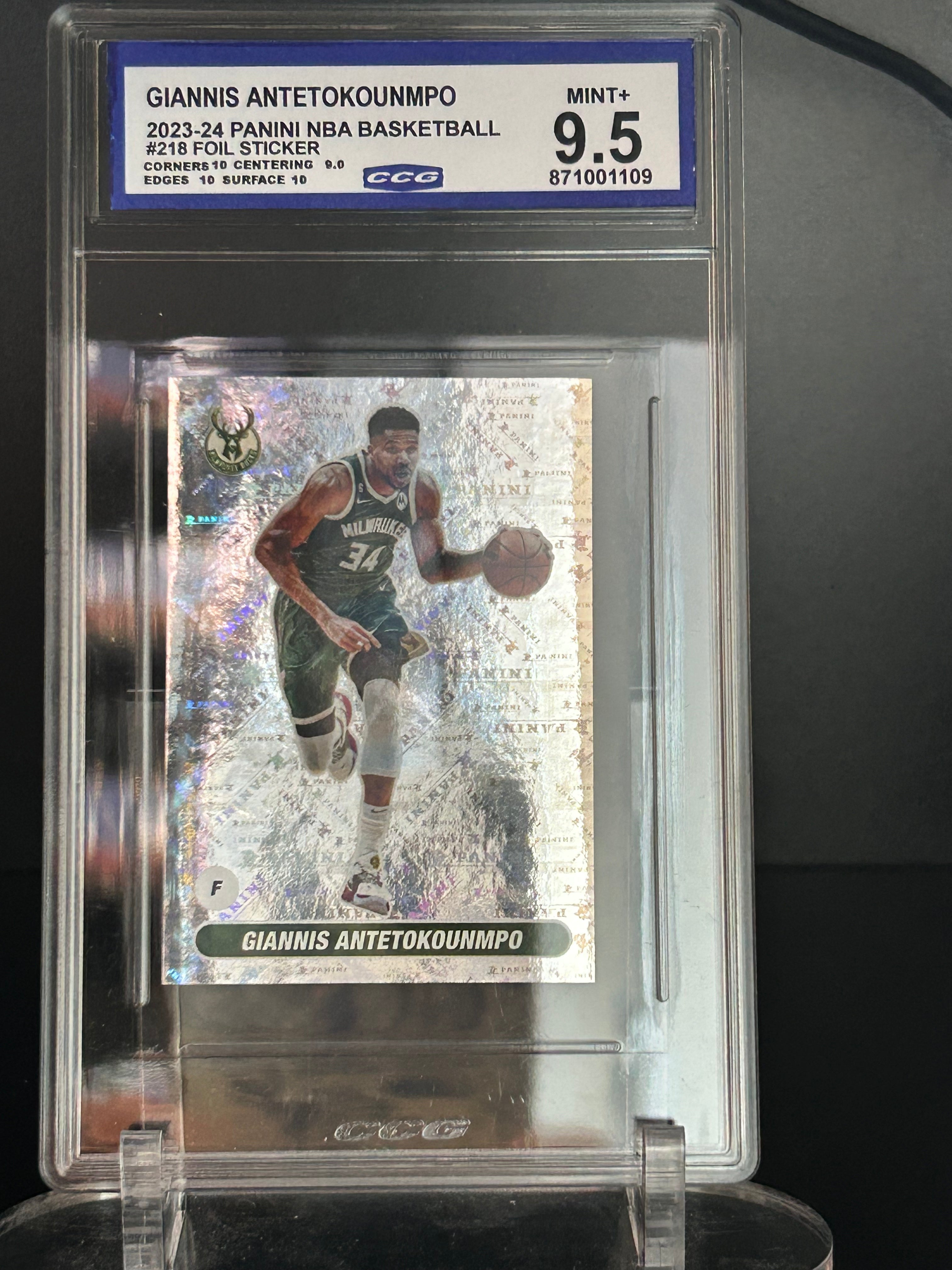 Giannis Antetokounmpo 2023-24 Panini NBA Basketball #218 Foil Sticker