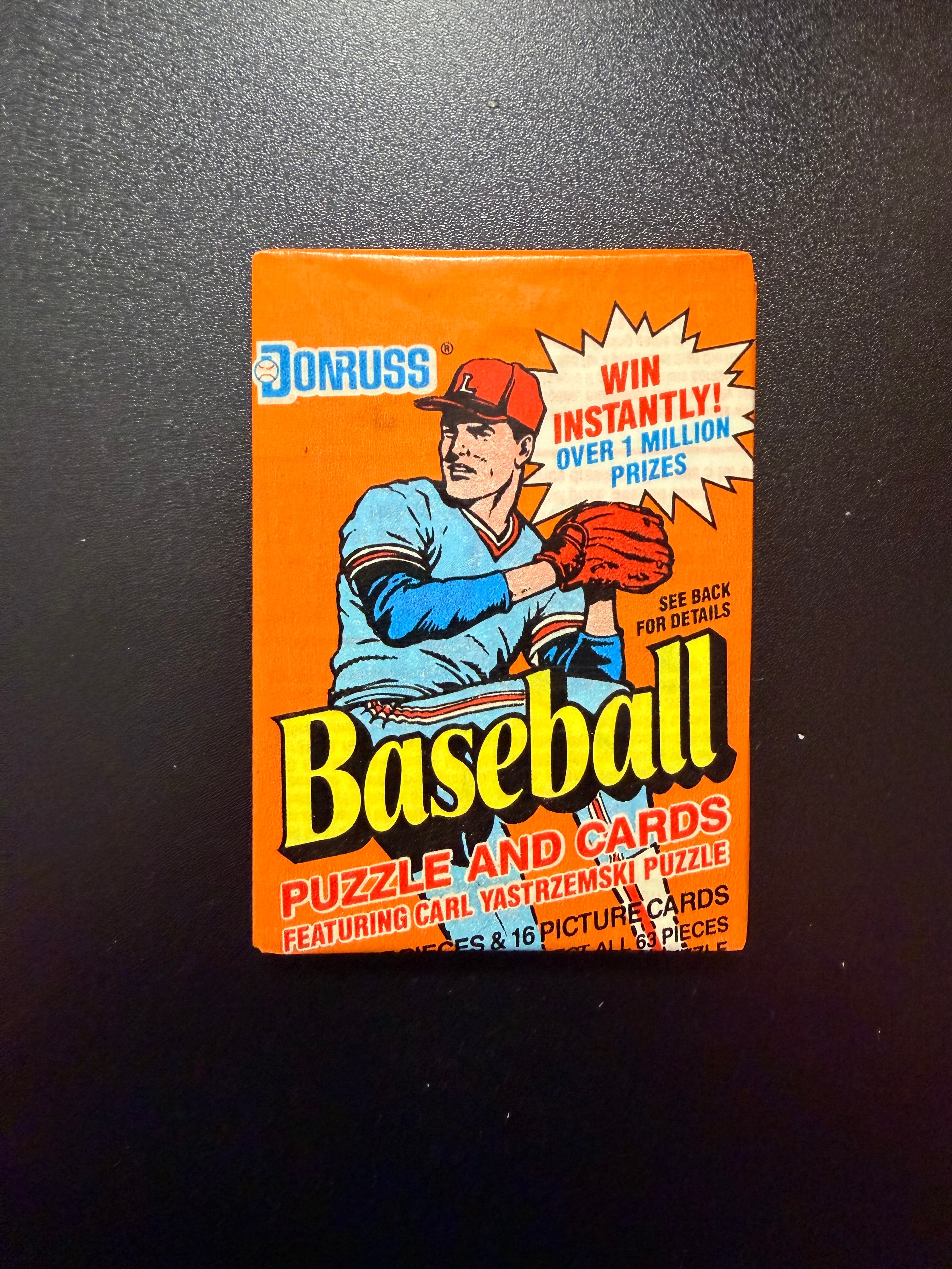 1990 Donruss Baseball Puzzle & Cards Pack