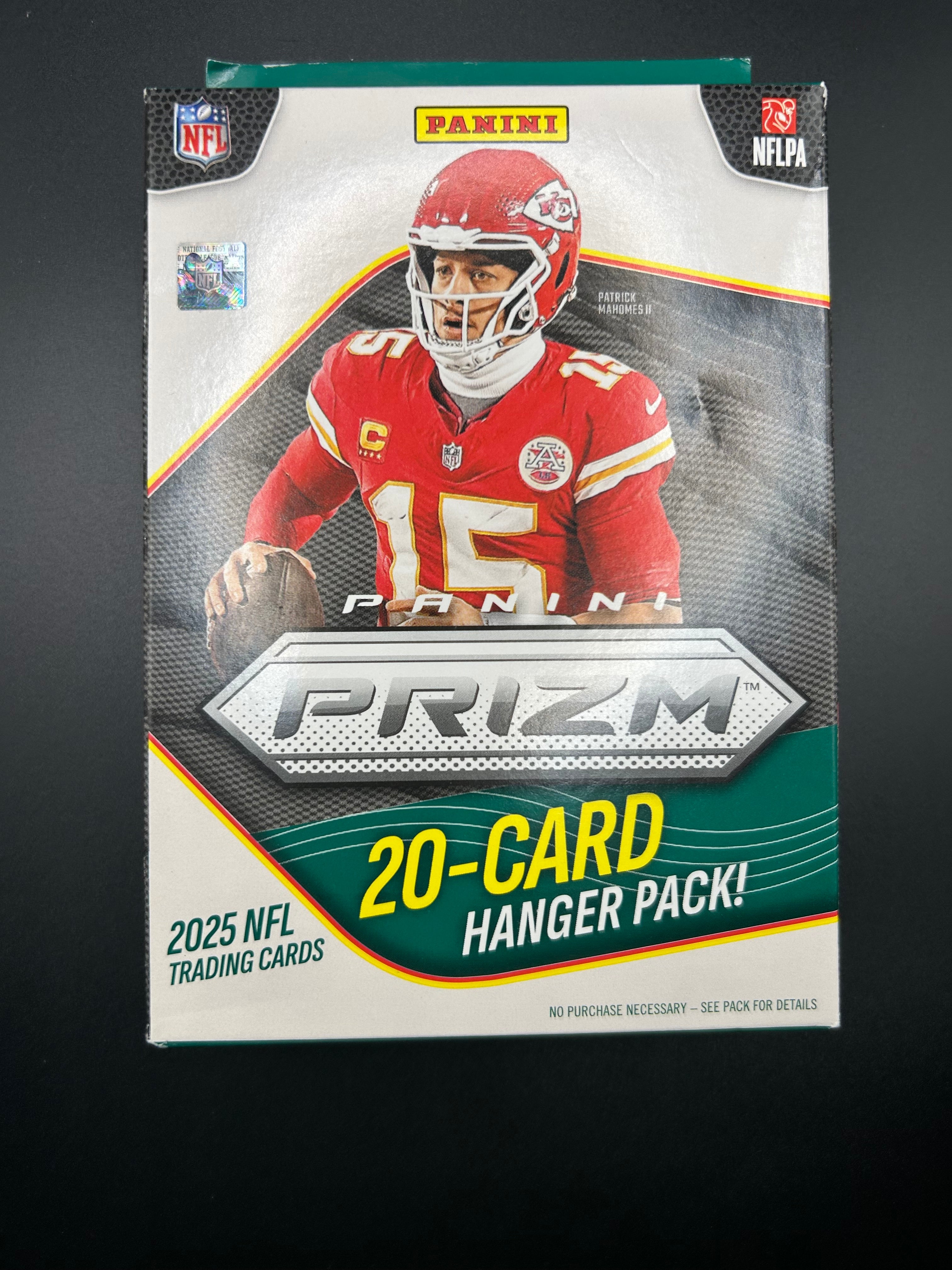 2025 Panini Prizm 20-Card Hanger NFL Pack